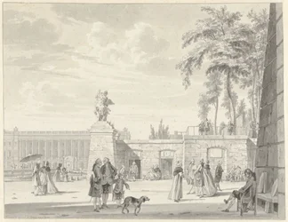 O Jardim das Tulherias em Paris