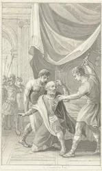 Gordianus de oitenta anos de idade forçado ao emperorismo