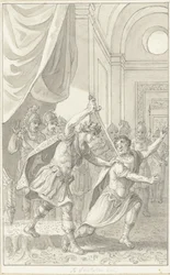 O imperador Diocleciano assassina Aper