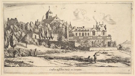 Vista dos Conflans, século XVII.