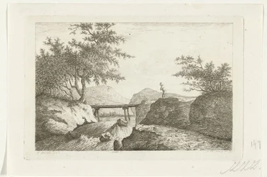 Ponte em uma cachoeira