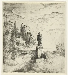 Ponte com estátua