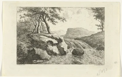 Paisagem com cascata