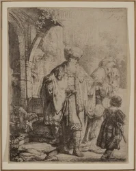 Abraão expulsando Hagar e Ismael