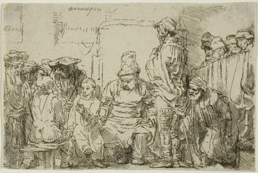 Christ Seated Disputing com os Médicos