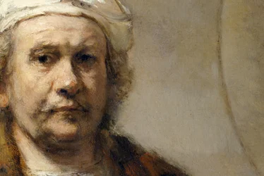 Rembrandt - Auto-retrato (detalhe)
