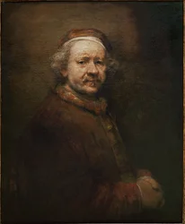 Rembrandt, autorretrato aos 63 anos (óleo sobre tela)