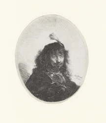 Rembrandt com a espada e a garça