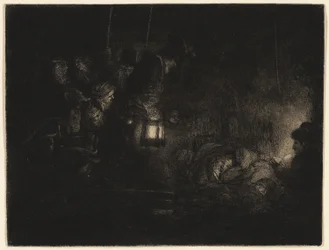 A adoração dos pastores: uma cena nocturna, c. 1657