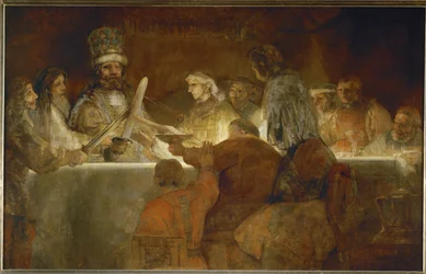 O Juramento dos Batavos, da História de Tácito (óleo sobre tela)