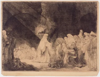 A Apresentação no Templo, c.1639 (Gravura e ponto seco)