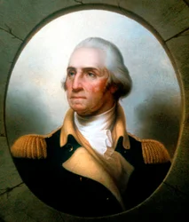 George Washington 1732-99, primeiro Presidente dos Estados Unidos 1789-97.