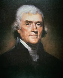 Thomas Jefferson (1743-1826) (cor litho)