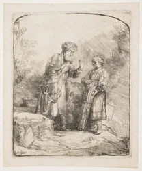 Abraão e Isaac, 1645