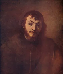 Busto de um jovem barbudo com uma calota craniana, 1663