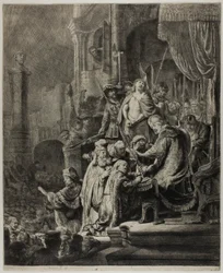 Cristo diante de Pilatos: Prato Grande