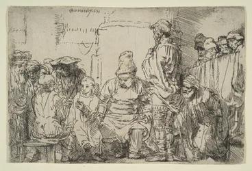 Cristo assentado disputando com os médicos, 1654.
