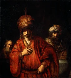 Hamã reconhece seu destino Davi e Urias, 1665.