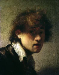 Cabeça de um jovem ou autorretrato, 1629