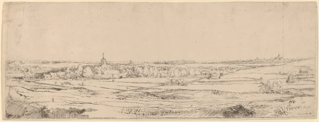 Paisagem com vista para Haarlem (Campo do Goldweigher)