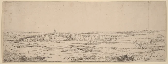 Paisagem com vista para Haarlem (O Campo do Pesador de Ouro)