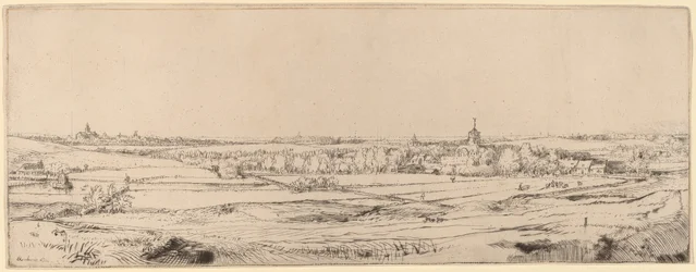 Paisagem com vista para Haarlem (Campo do Goldweigher)