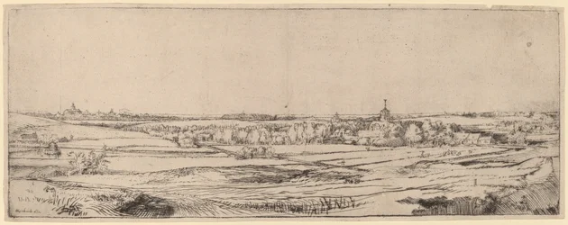 Paisagem com vista para Haarlem (Campo do Goldweigher)
