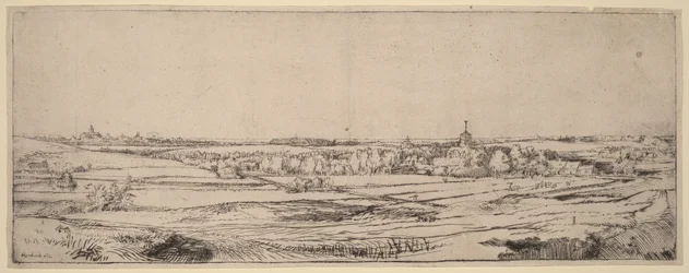 Paisagem com vista para Haarlem (O Campo do Pesador de Ouro)