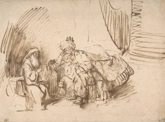 Nathan Admoestando David, 1650-55.