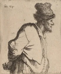 Camponês com as mãos atrás das costas, 1631.