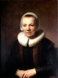 Retrato de Baartje Martens-Doomer, c1640