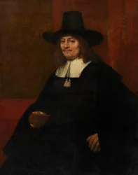Retrato de um homem de chapéu alto