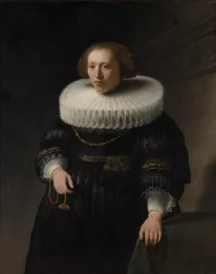 Retrato de uma mulher, provavelmente um membro da família Van Beresteyn, 1632.