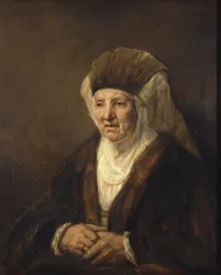 Retrato de uma mulher idosa, 1655