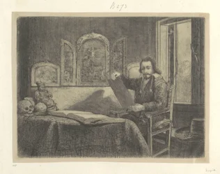 Portret van de apotheker Abraham Francen
Colecção de oitenta e cinco estampas originais (título da série)