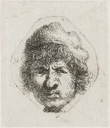 Auto-retrato carrancudo, ca 1631.