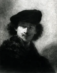 Autorretrato com boina de veludo