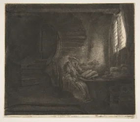 São Jerônimo em uma câmara escura, 1642.