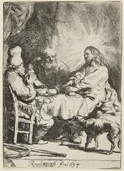 Jantar em Emaús (prato pequeno)