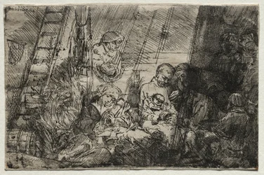 A circuncisão no estábulo, 1654.