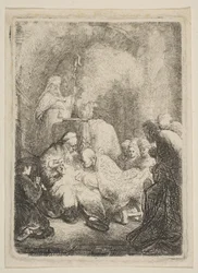 A circuncisão: placa pequena, ca. 1630