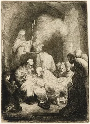 A circuncisão: pequena placa, 1630.