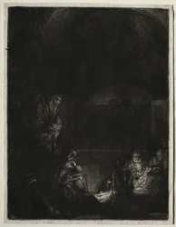 O enterro, c. 1654