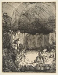 O sepultamento, c. 1654.