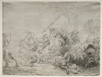 A Grande Caça ao Leão, 1641.
