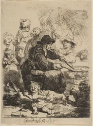 A mulher da panqueca, 1635.