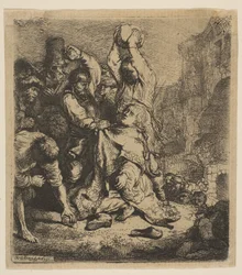 A lapidação de Santo Estêvão, 1635.