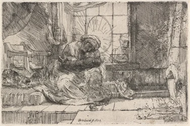 A Virgem e o Menino com o Gato e a Serpente, 1654.