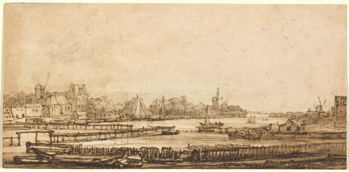 Vista sobre o Amstel da muralha