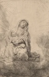 Virgem e Menino nas Nuvens, 1641.